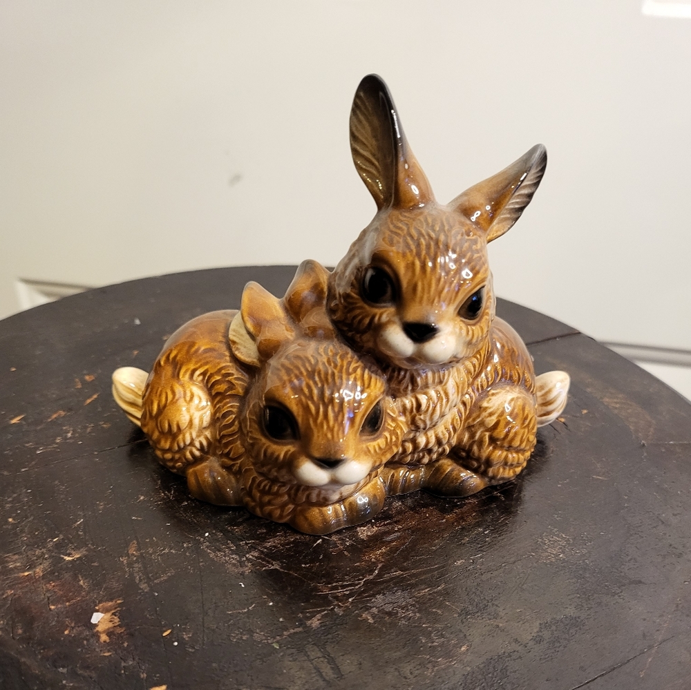 Goebel Rabbits Porcelain Figurine 3 1/4"×5 1/4"